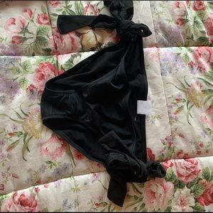 Black bikini bottom